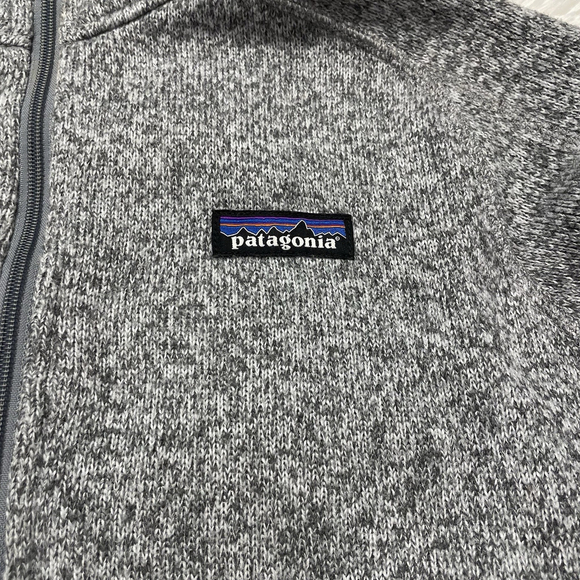 Patagonia Better Sweater Fleece Jacket Womens Gray 1/4 Zip Sweatshirt - Picture 4 of 9